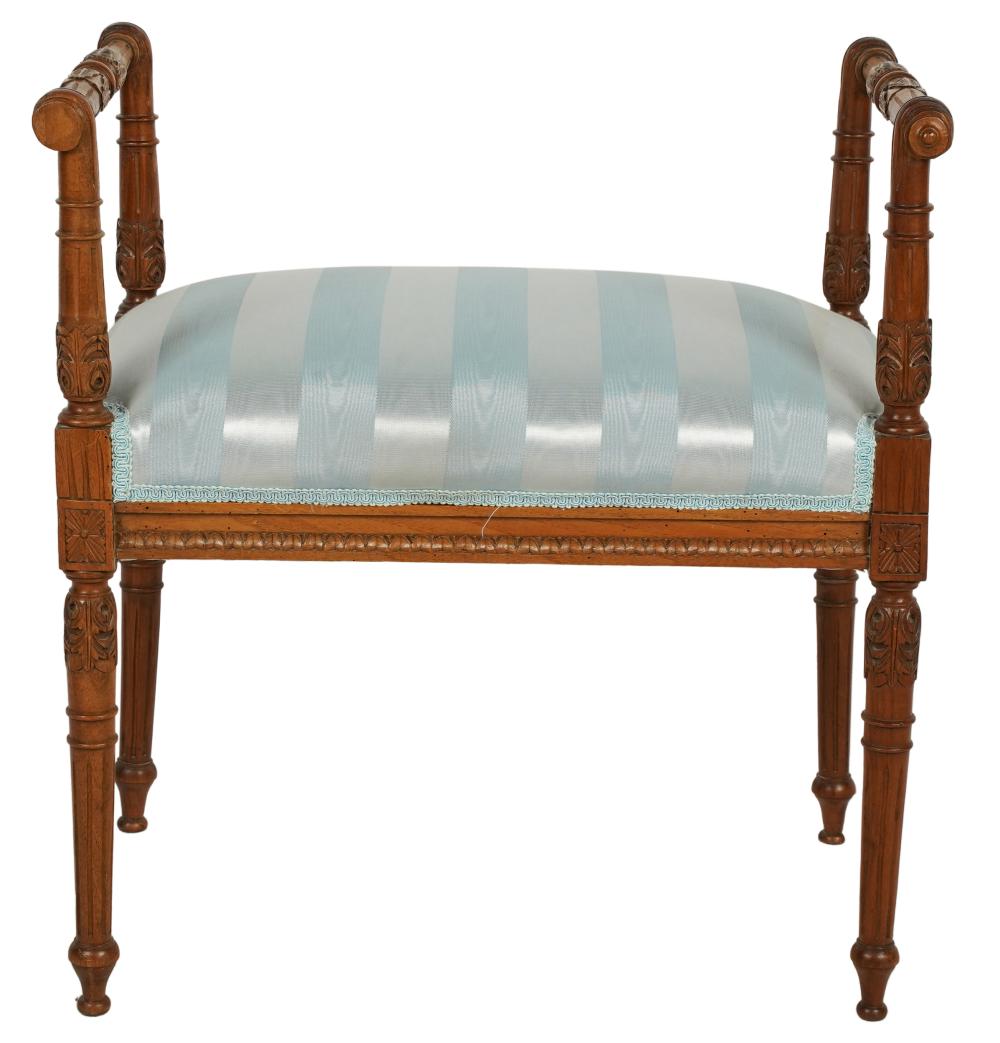 LOUIS XVI STYLE CARVED FRUITWOOD