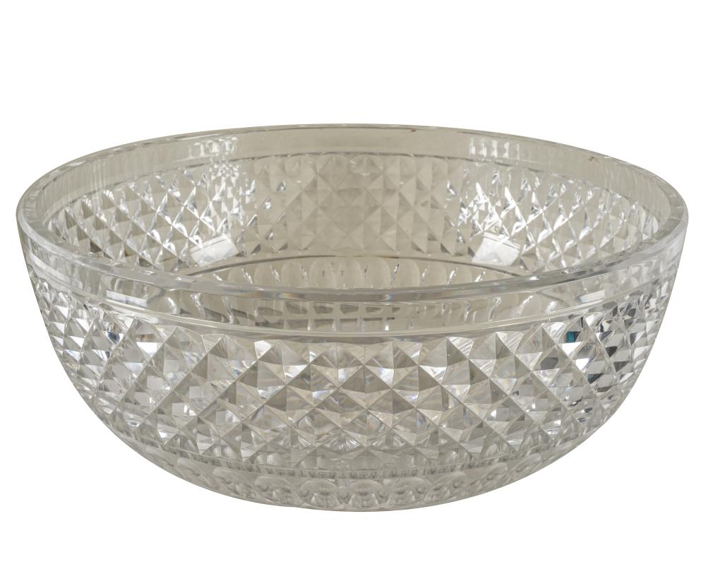 LARGE CUT-CRYSTAL PUNCH BOWLCondition: