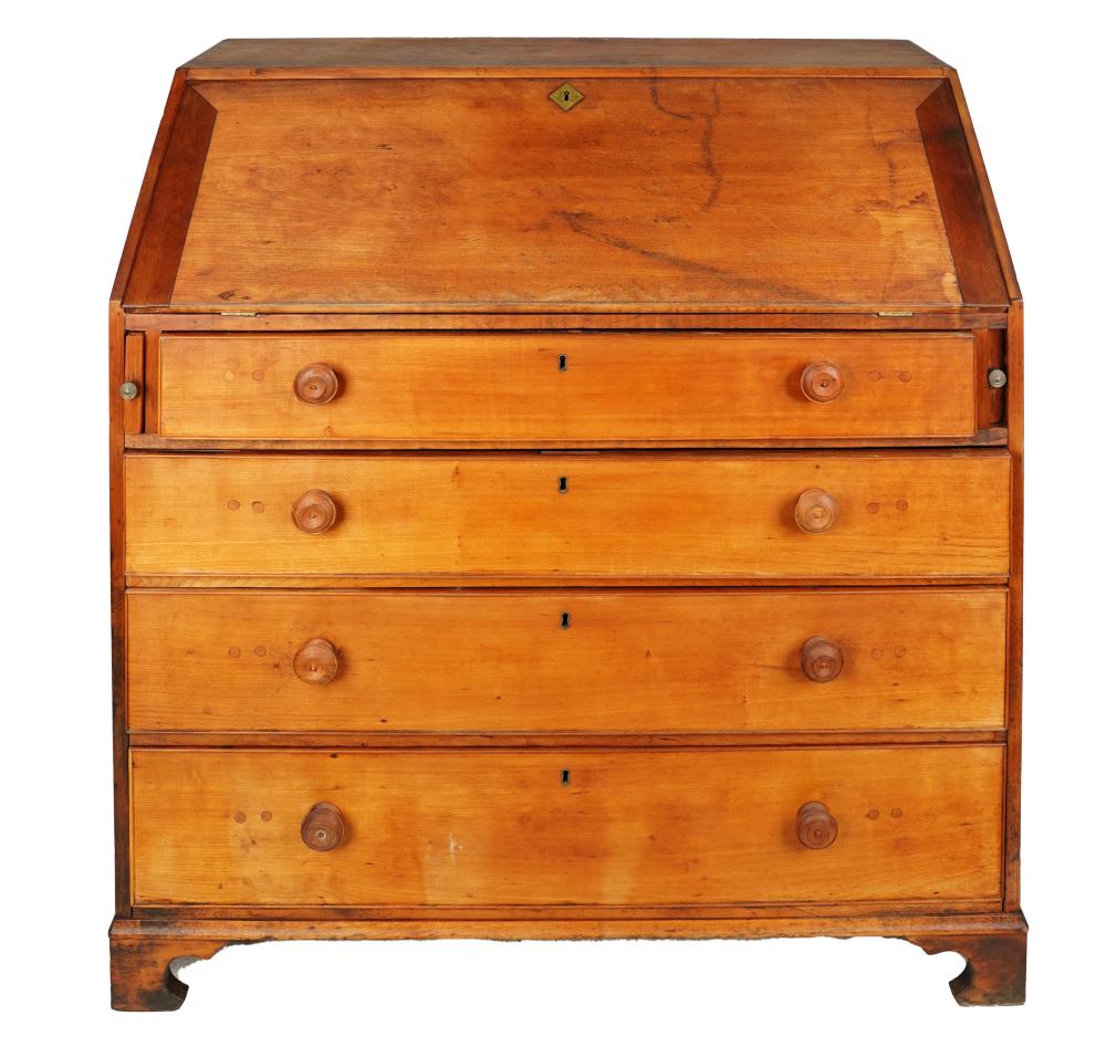 AMERICAN CHERRYWOOD SECRETARY CHEST19th