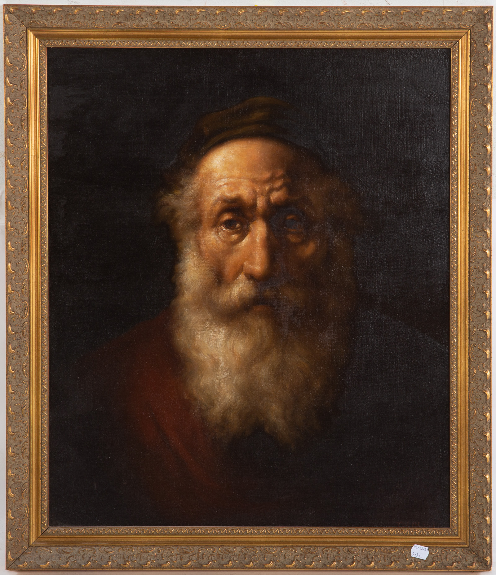 TOLOSKI. PORTRAIT OF AN ELDERLY JEWISH