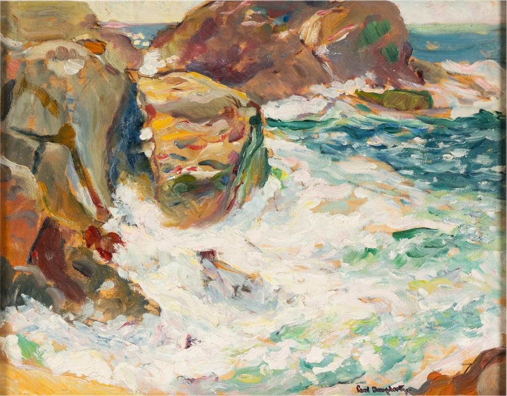 PAUL DOUGHERTY (1877 - 1947)rocky coastal;