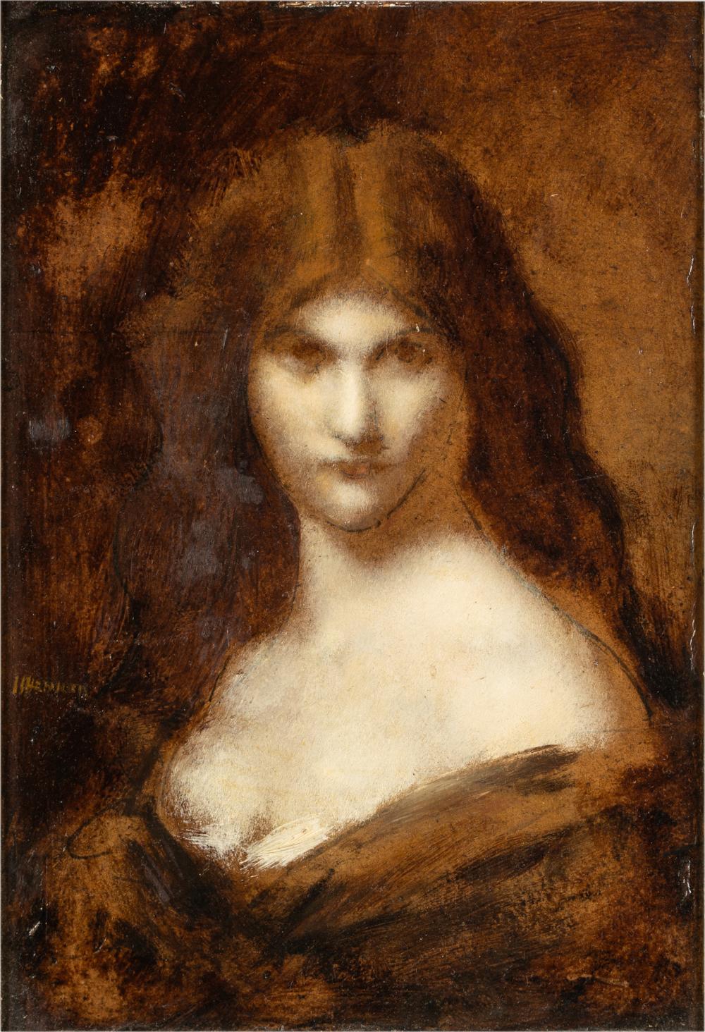 JEAN-JACQUES HENNER (1829 - 1905)portrait