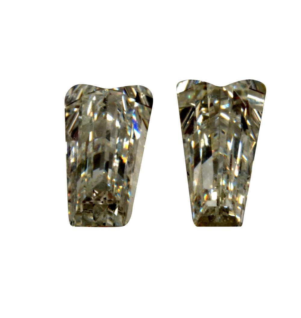 TWO LOOSE TAPERED BAGUETTE-CUT DIAMONDSeach