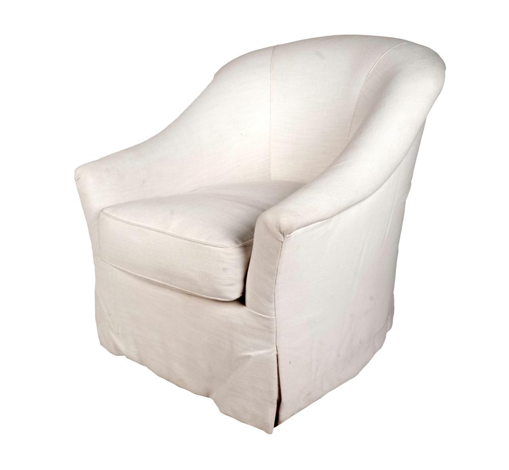 NORMAN LEAR UPHOLSTERED ARMCHAIRno 331e9d