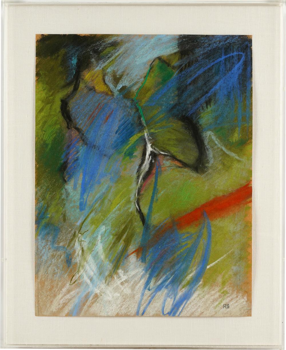 20TH CENTURY ABSTRACTpastel initialed 331eb8