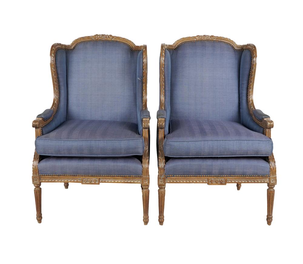 PAIR OF LOUIS XVI STYLE BERGERES 331f31