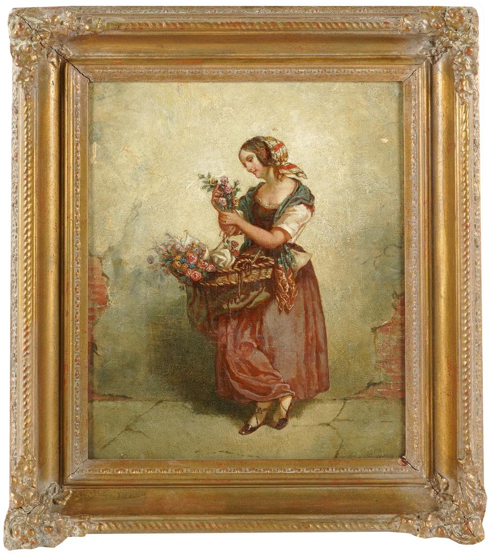 ITALIAN SCHOOL: PORTRAIT OF A MAIDEN