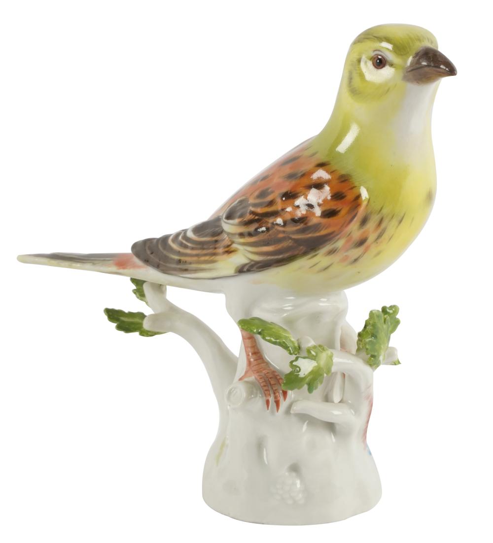 MEISSEN PORCELAIN BIRD FIGUREblue