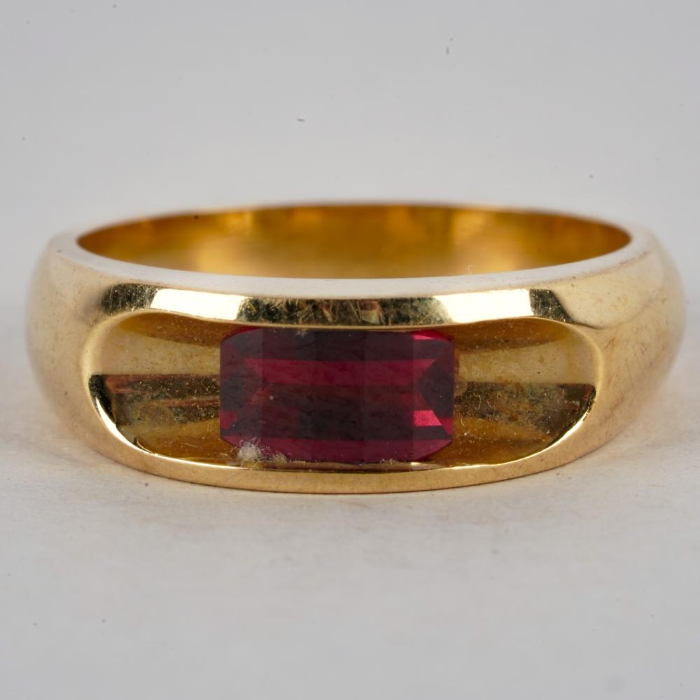 14 KARAT YELLOW GOLD PINK TOURMALINE 331fcb