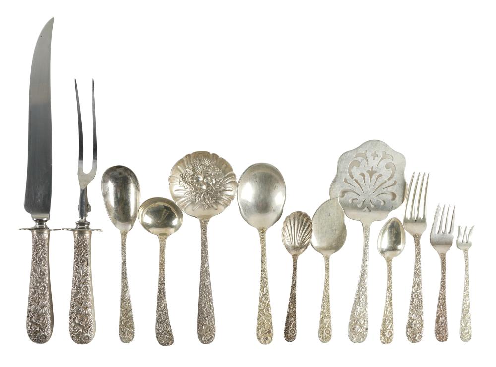 S. KIRK & SON REPOUSSE STERLING FLATWARE