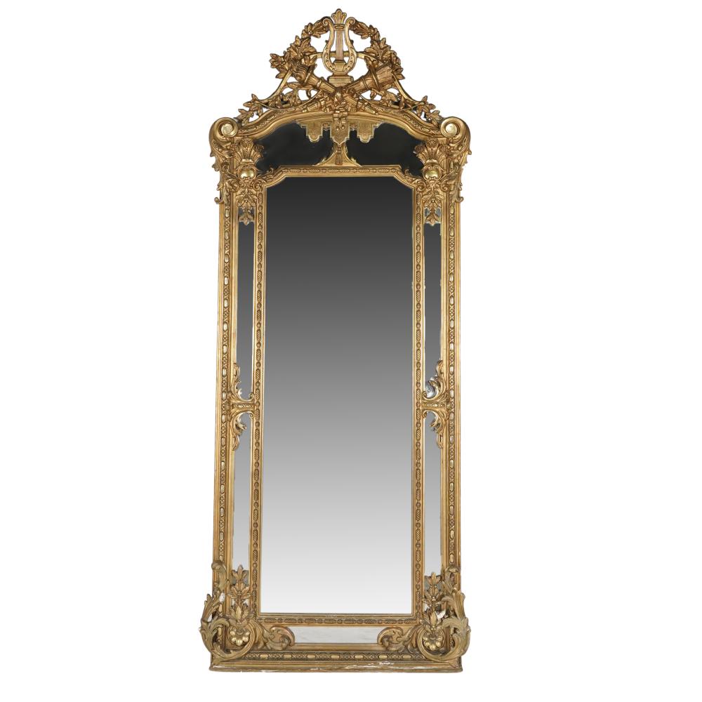 FRENCH GILTWOOD & GESSO PIER MIRRORwith