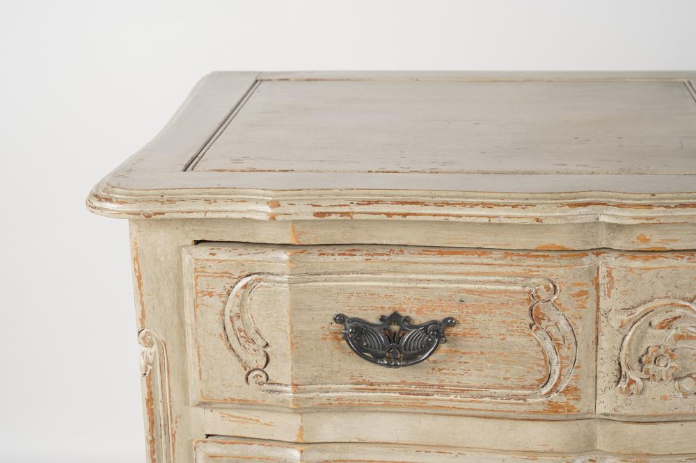 FRENCH PROVINCIAL STYLE GREY PAINTED 3320bc