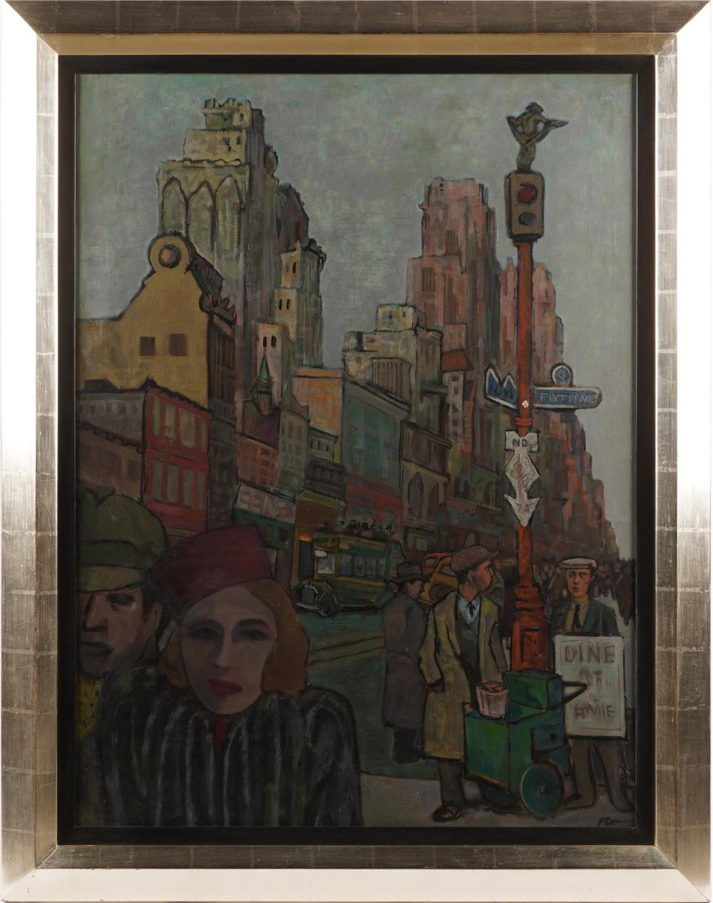 RON BLUMBERG (1908 - 2002): "CITY