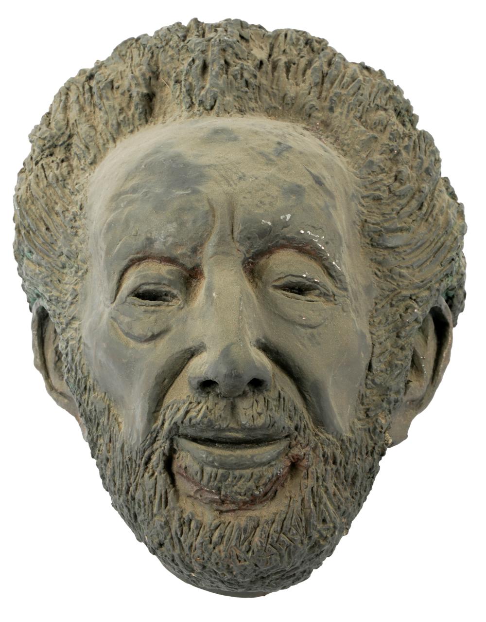 20TH CENTURY HEAD OF A MANbronze  332135