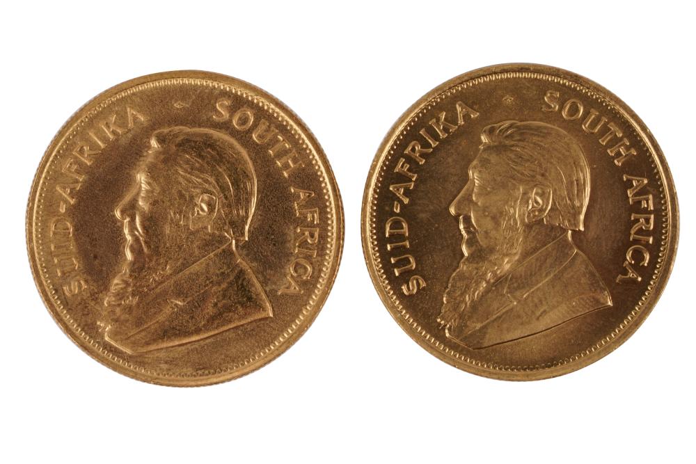 TWO SOUTH AFRICAN KRUGERRAND 1 332189