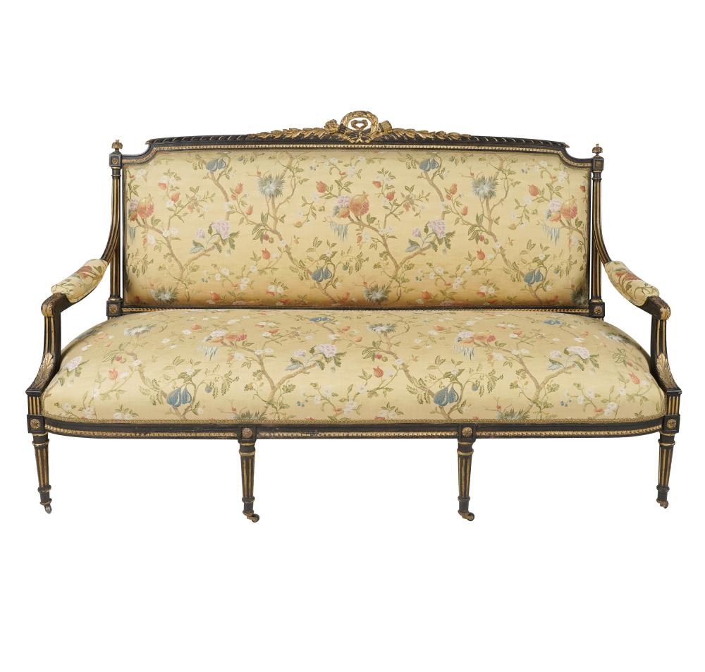 LOUIS XVI STYLE EBONIZED GILT 332193