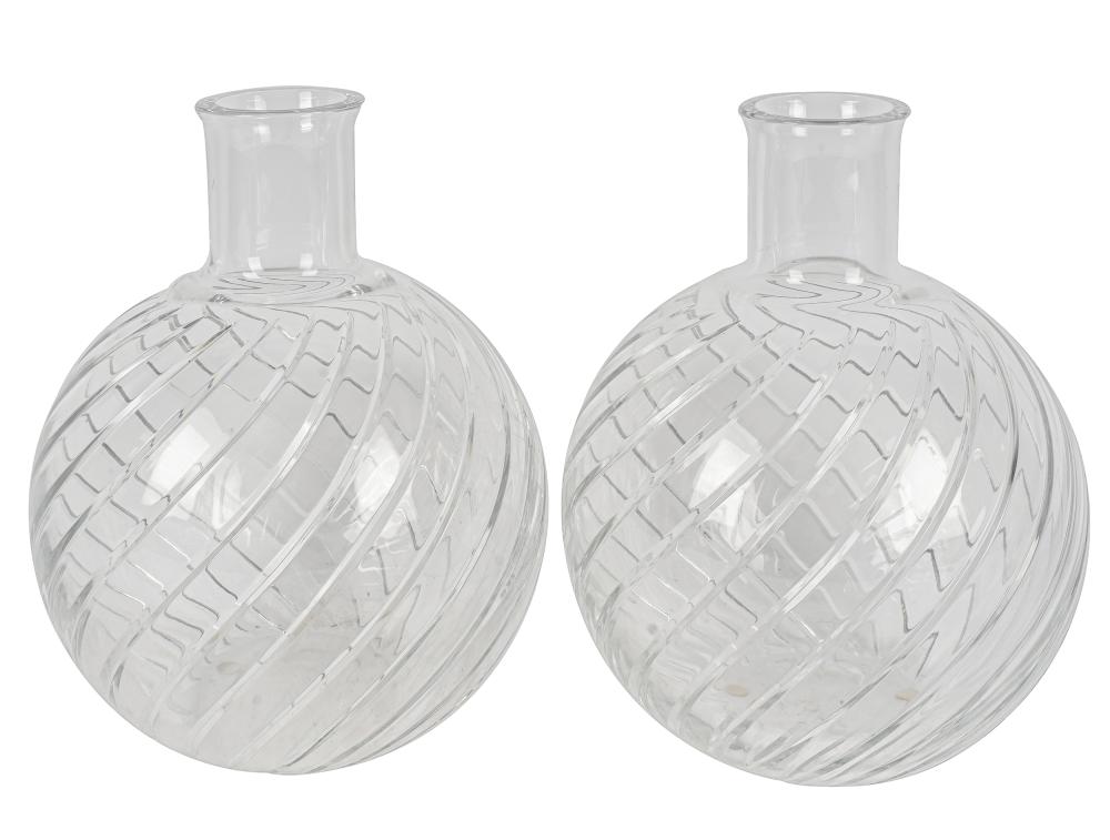 PAIR OF BACCARAT CRYSTAL DECANTERSeach 3321c0