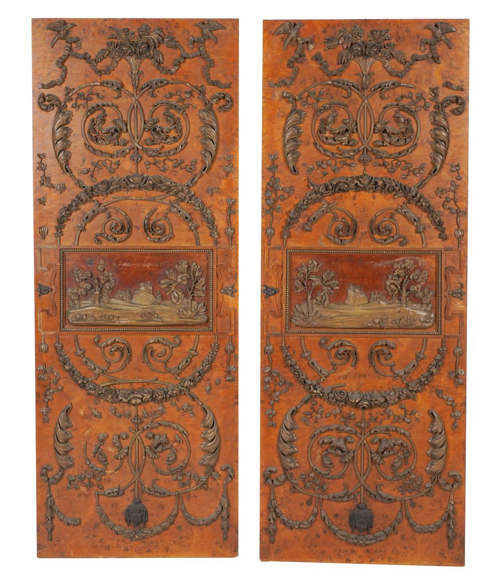 PAIR OF GEORGIAN-STYLE GESSO &