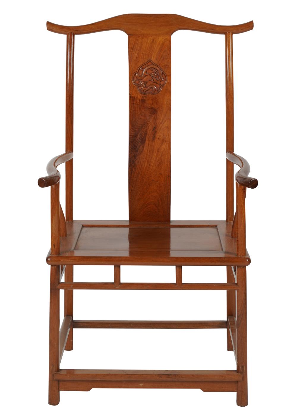 CHINESE HARDWOOD CHAIRwith carved