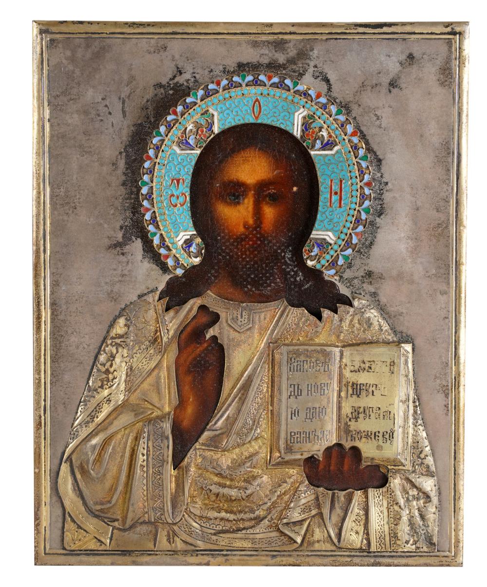RUSSIAN ICON OF CHRIST PANTOCRATORthe 332225