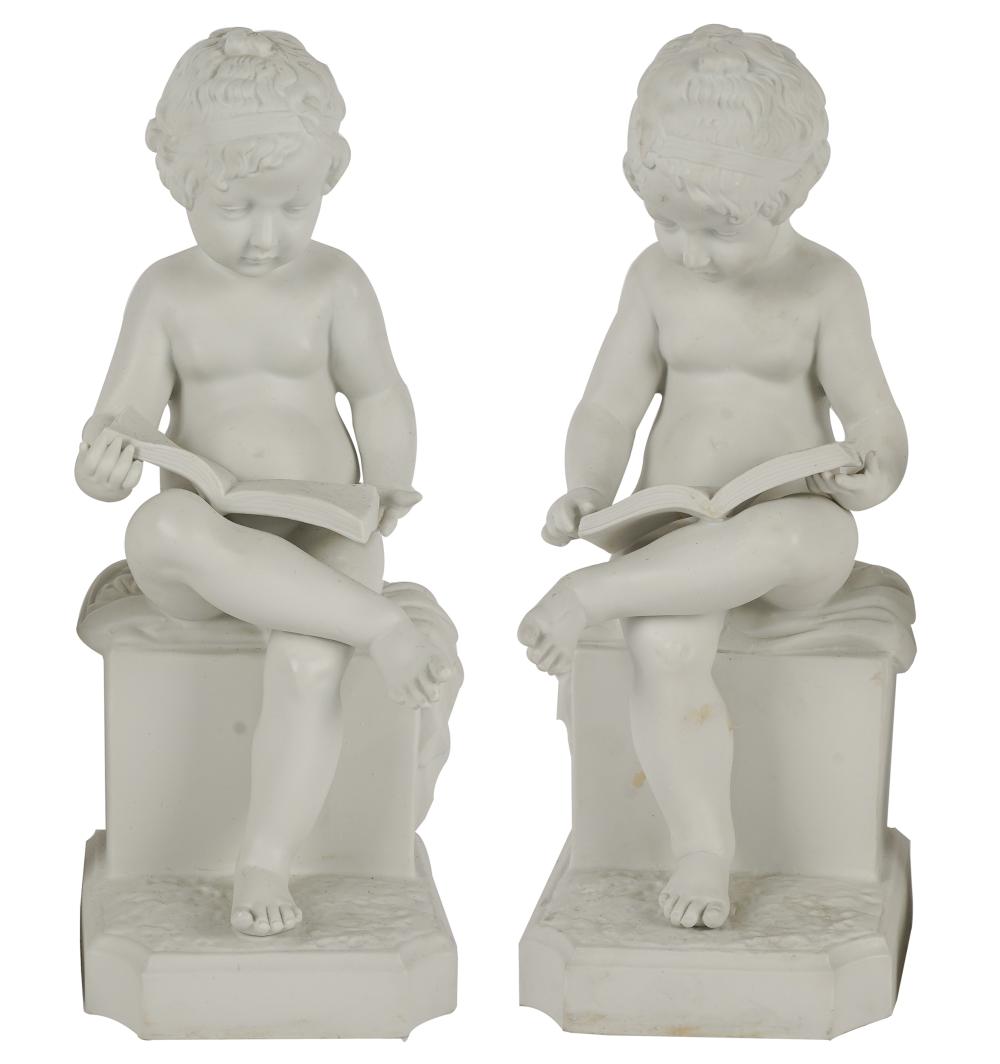 PAIR OF NEOCLASSICAL-STYLE PORCELAIN