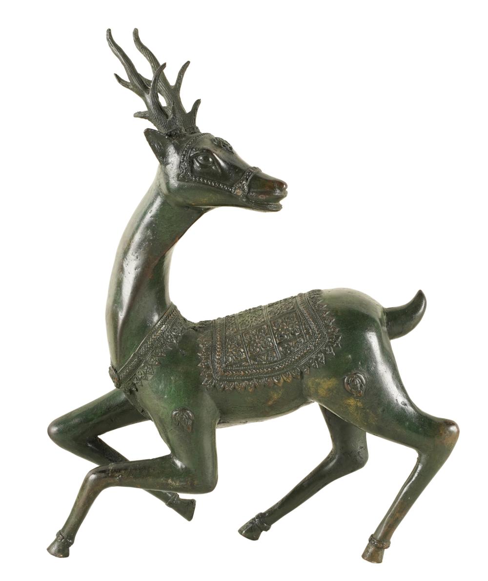 CHINESE BRONZE STAG FIGURECondition  332278