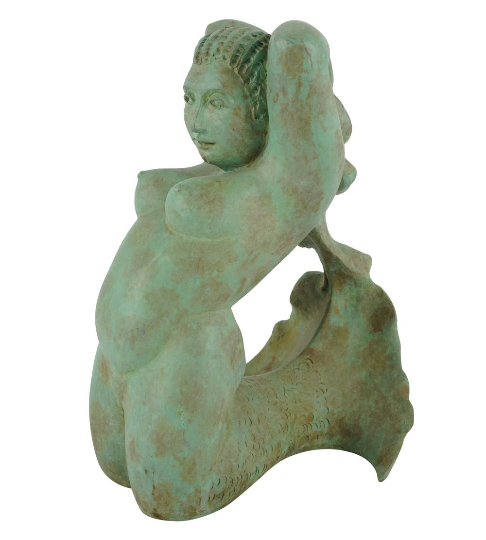 BARBARA BERETICH B 1936 MERMAIDbronze  33227a