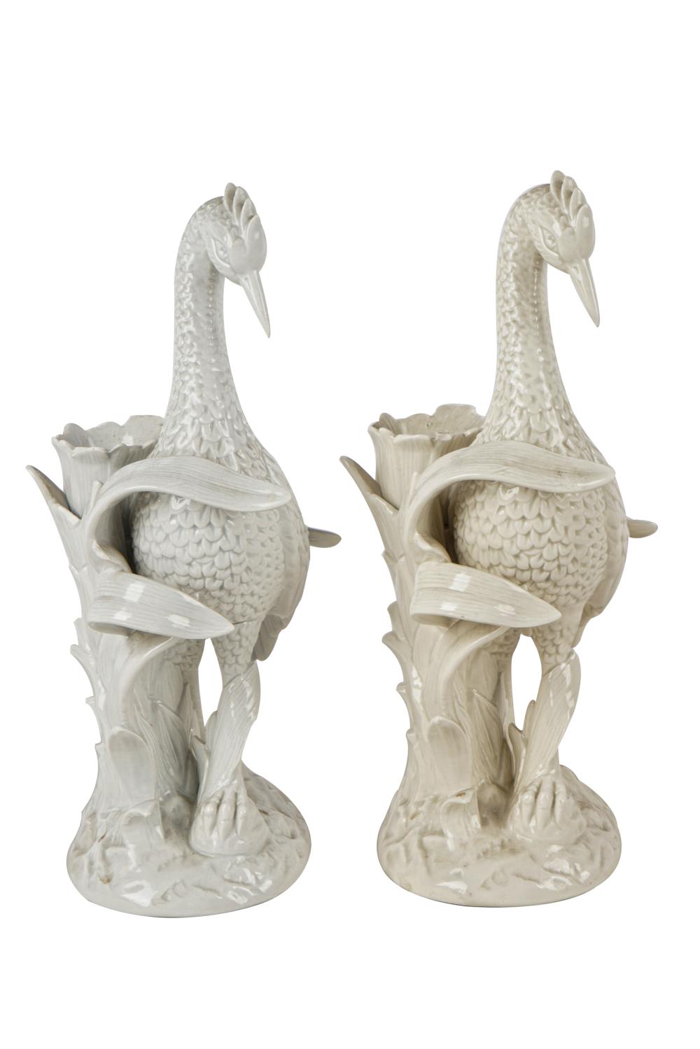 PAIR OF FITZ & FLOYD PORCELAIN