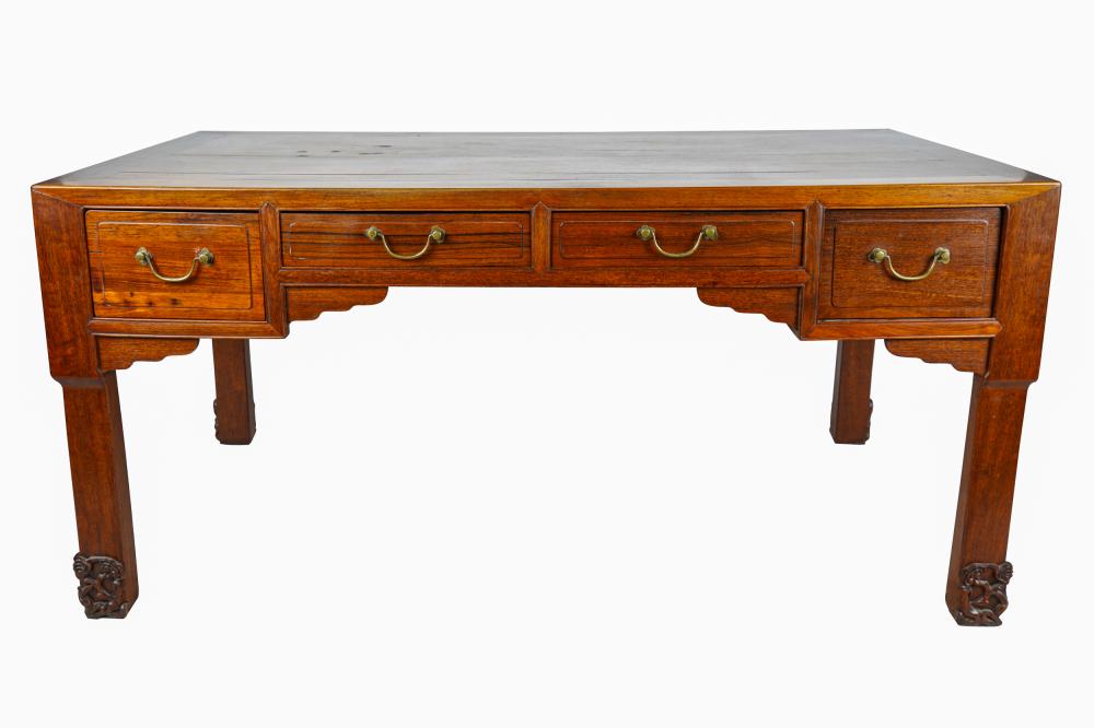 CHINESE CARVED HARDWOOD DESKCondition: