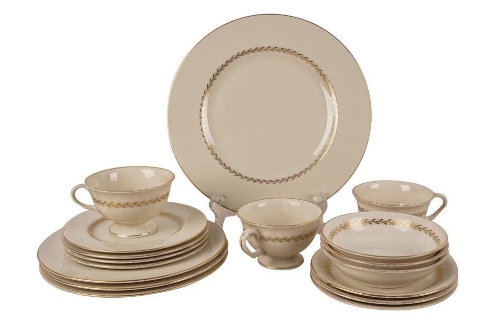 PICKARD PORCELAIN DINNER SERVICELaurel 3323cb