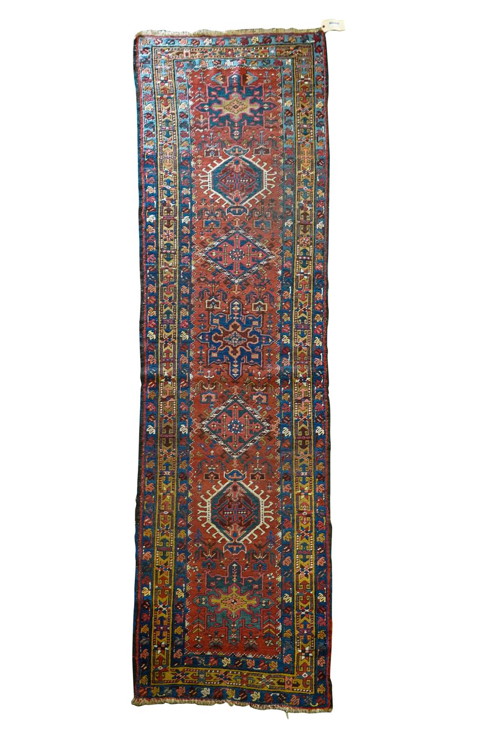 PERSIAN RUNNERred and blue field 3