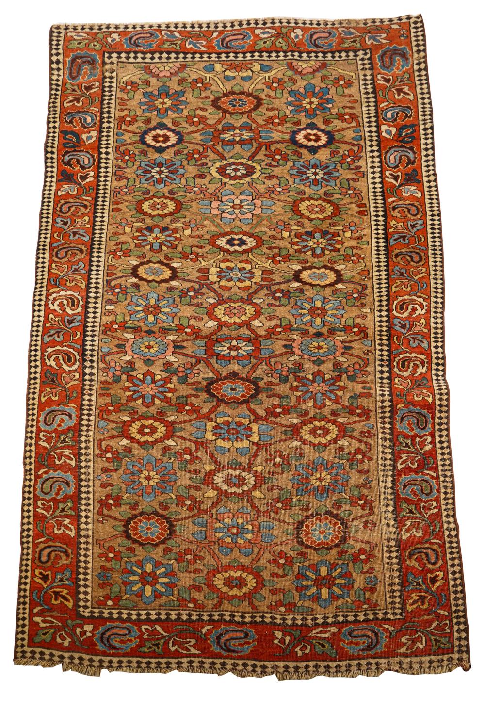 PERSIAN FLORAL THROW RUGCondition: