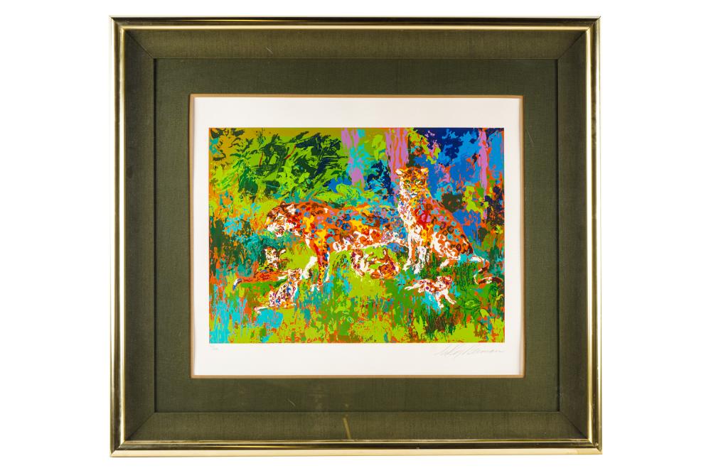 LEROY NEIMAN: BIG CATSserigraph pencil-signed