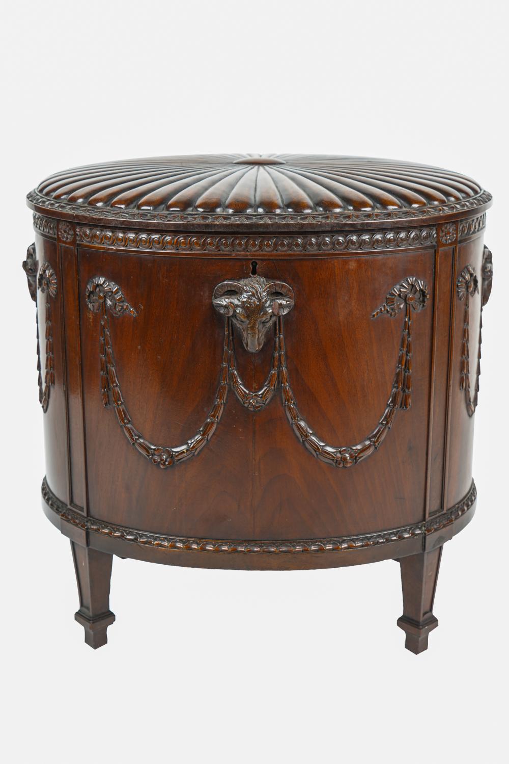 GEORGIAN STYLE MAHOGANY CELLAREToval  3324be