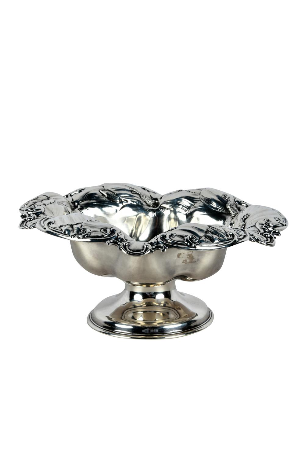 WHITING STERLING ART NOUVEAU FOOTED 332523