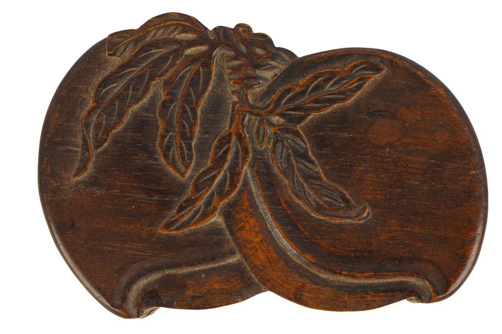 CHINESE HARDWOOD INKSTONE BOXin