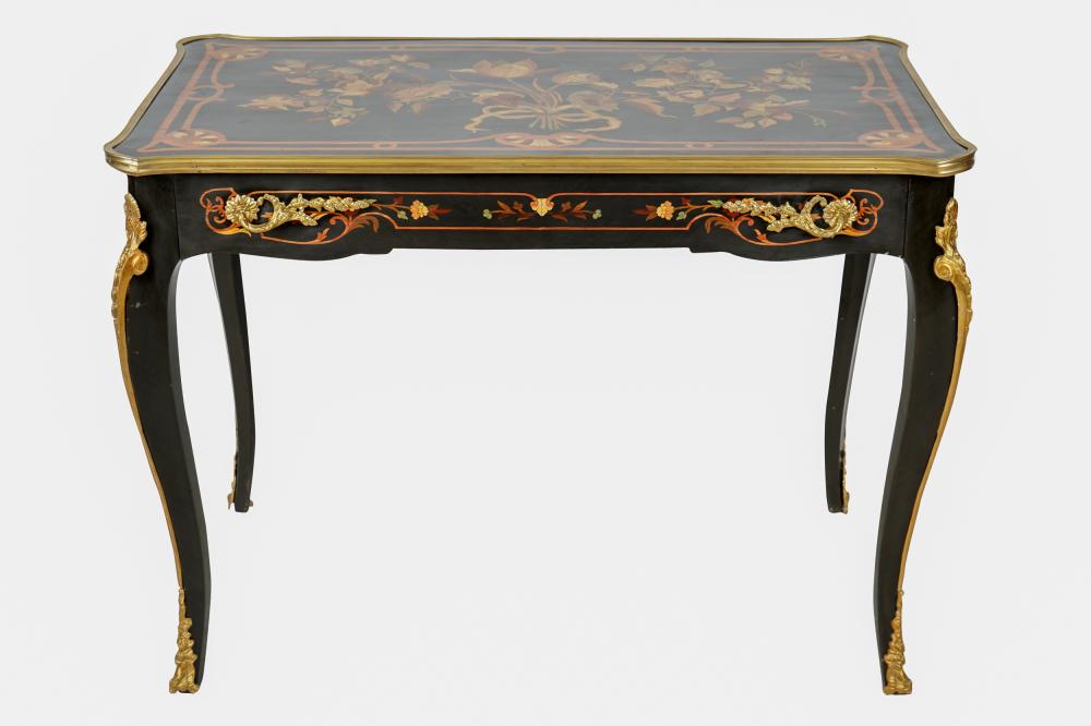 MARQUETRY INLAID WRITING DESKlate 33255f