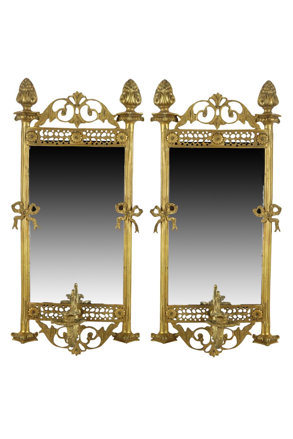 PAIR OF LOUIS XV STYLE GILT METAL 332583