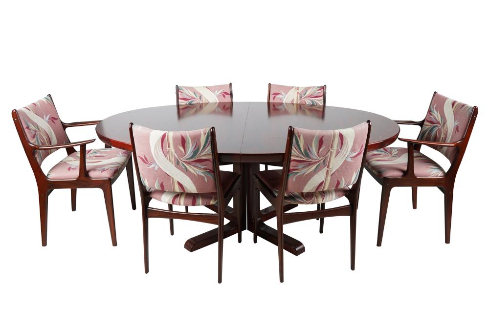 MIDCENTURY MODERN ROSEWOOD DINING 3325d8