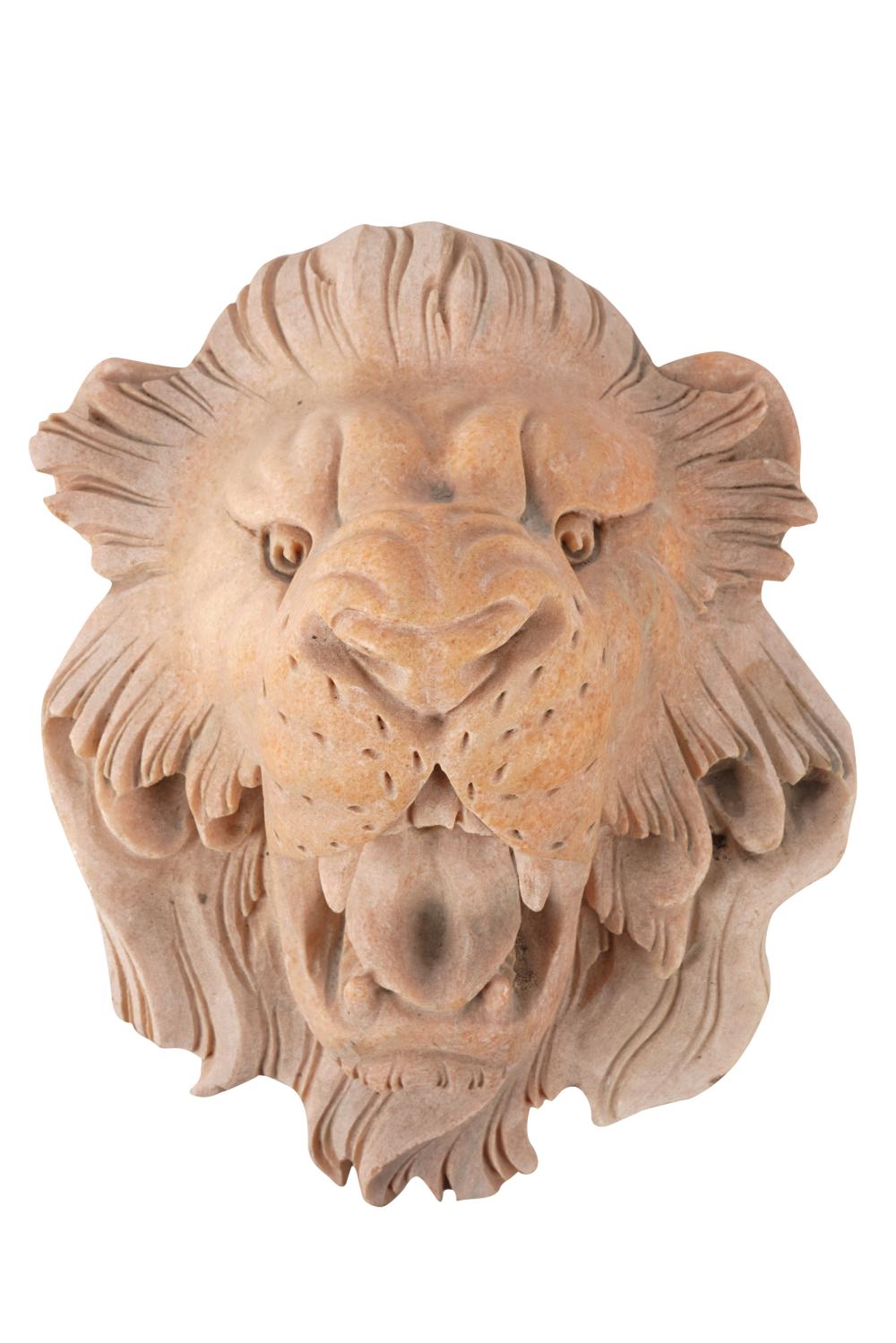 CARVED MARBLE LION FORM FOUNTAIN 3325ed