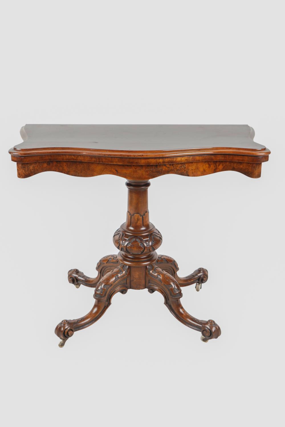 ENGLISH WALNUT FLIP TOP CONSOLE 332619