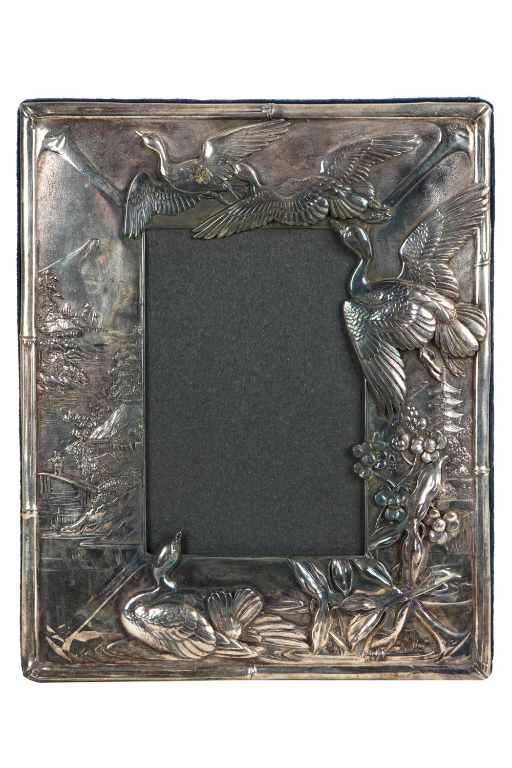 CHINOISERIE STERLING PICTURE FRAMECondition  33263c