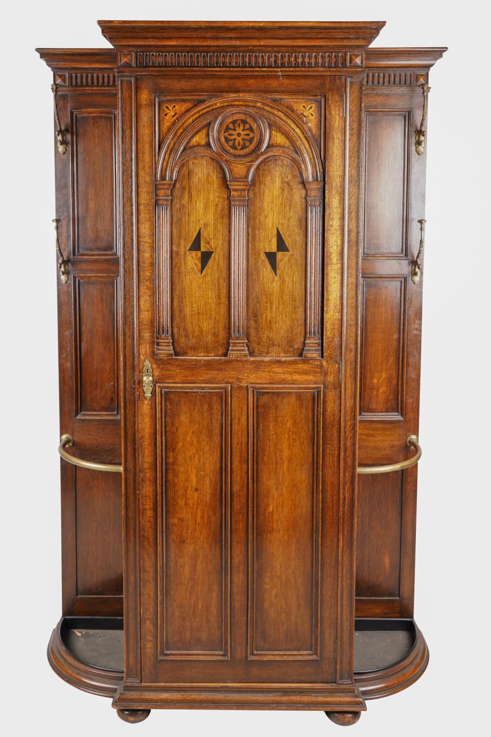 ENGLISH GOTHIC REVIVAL WARDROBECondition  332639