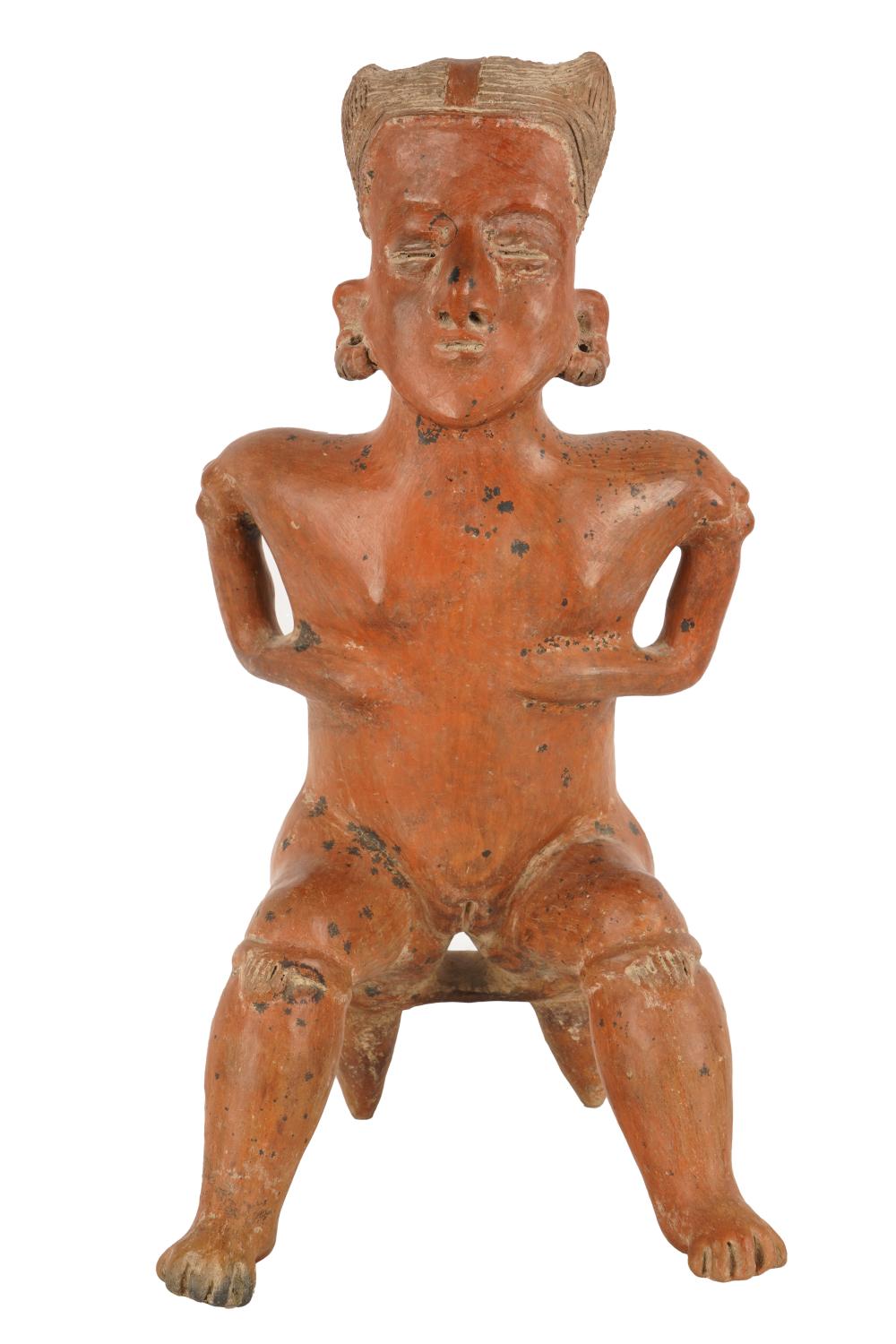 PRE COLUMBIAN STYLE SEATED FIGURECondition  332671