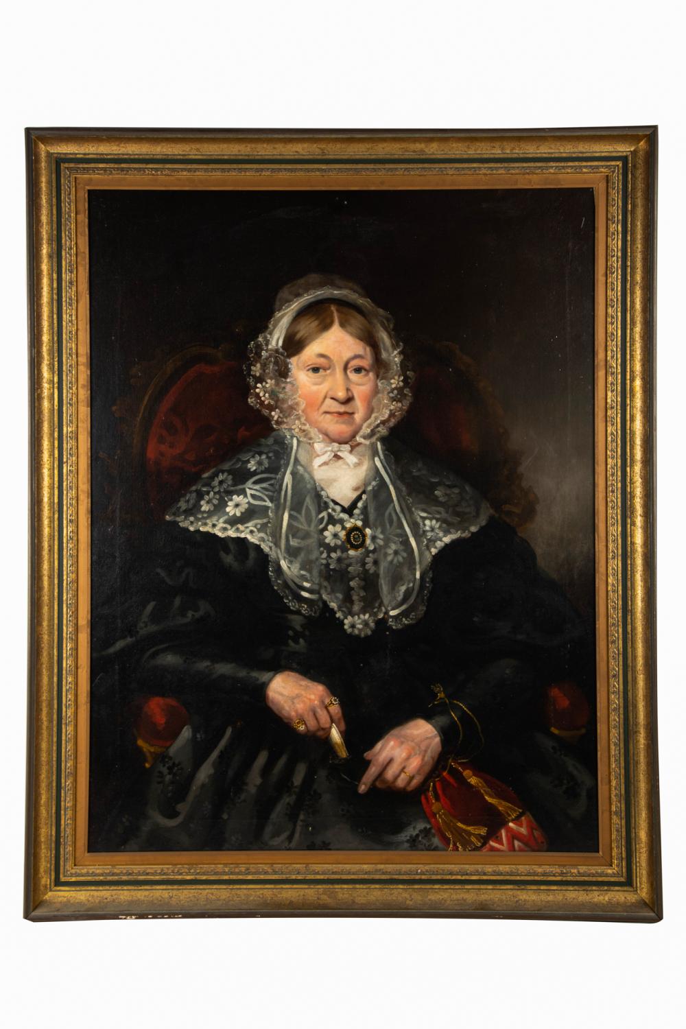 PORTRAIT OF A WOMANoil on canvas 332686