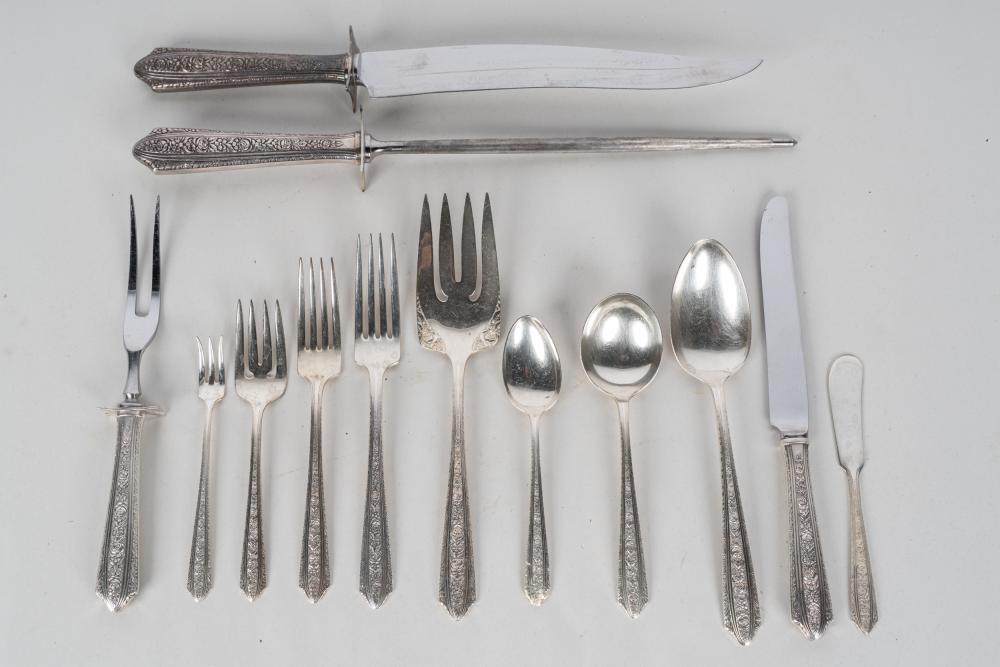 WALLACE STERLING FLATWARE SERVICE Normandie  3326dc