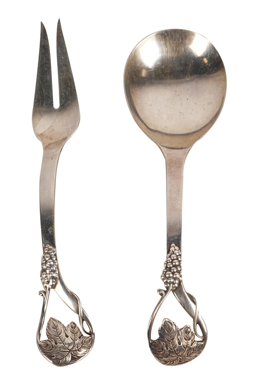 WHITING STERLING TWO -PART SERVING