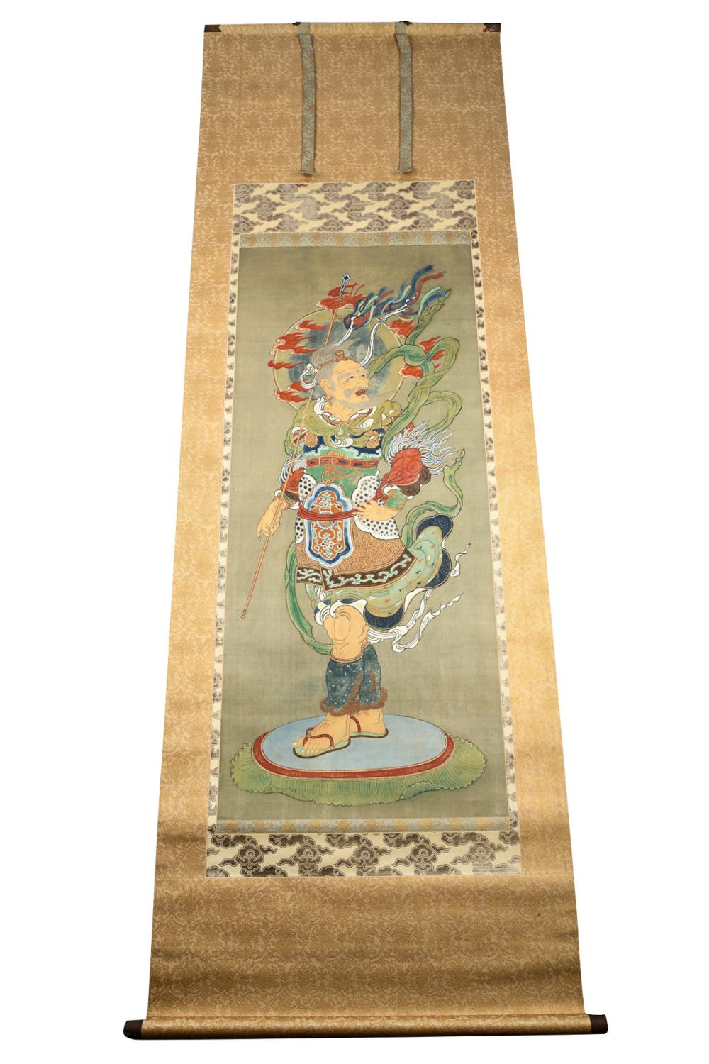 JAPANESE SCHOOL WARRIORscroll 33272c