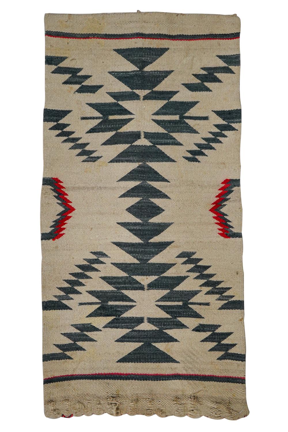 NAVAJO WOOL GALLUP THROWred and