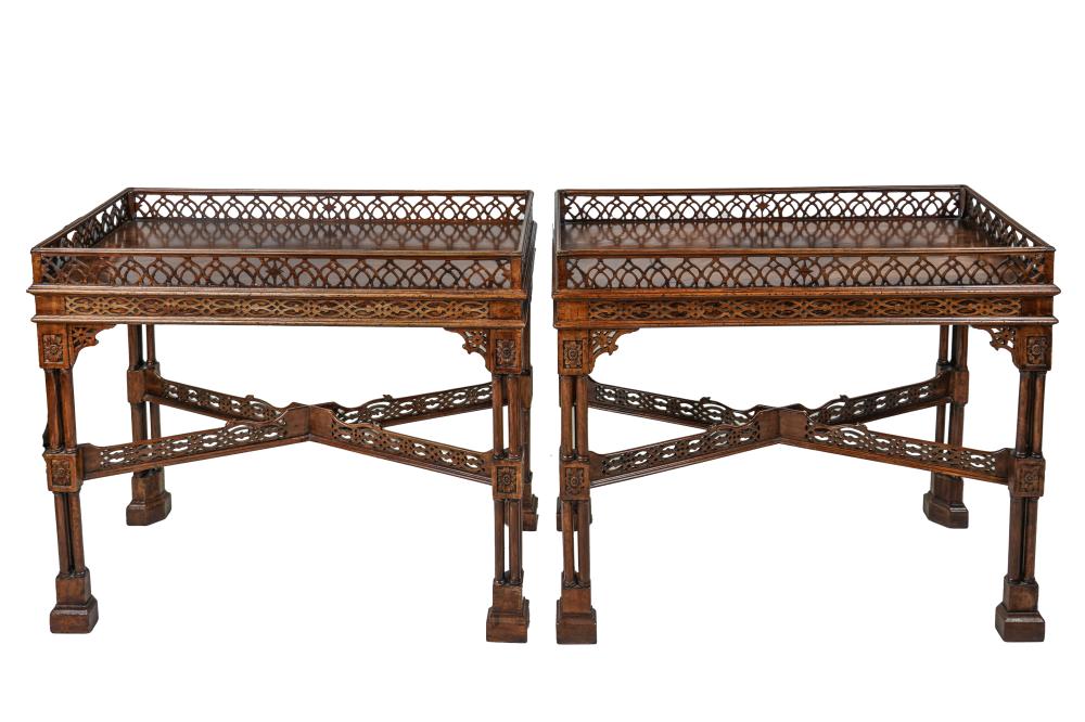 PAIR OF CHINESE CHIPPENDALE STYLE